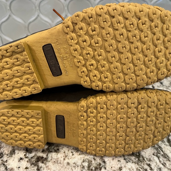 L.L. Bean Brown and Black Men's Duck Lace-Up Boots sz 10 - Picture 4 of 6